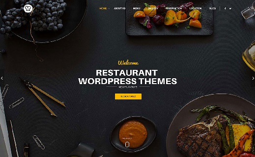 Mẫu giao diện website thiết kế nhà hàng xuất sắc nhất năm 2017