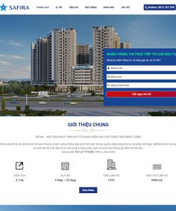 Mẫu web bất động sản 15