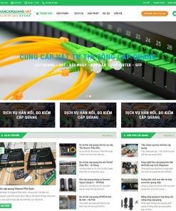 Mẫu website hàn cáp quang