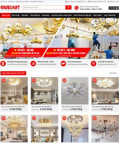 Theme wordpress bán đèn trang trí