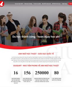 Theme wordpress trung tâm anh văn 06