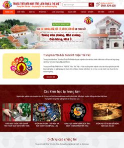 Theme wordpress khóa học phong thủy