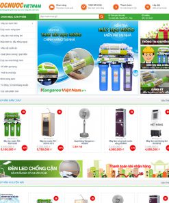 Web bán lọc nước