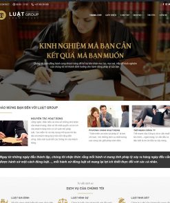 Mẫu website công ty luật