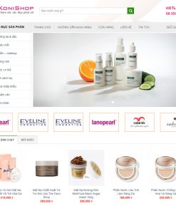 Web bán mỹ phẩm