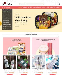 Mẫu web mỹ phẩm 5