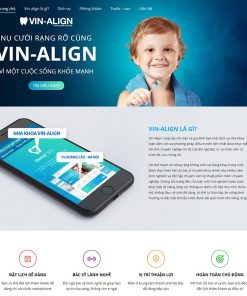 Mẫu web dịch vụ nha khoa