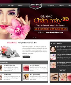 Mẫu web dịch vụ phun xăm