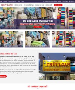 Theme wordpress bán shop vải