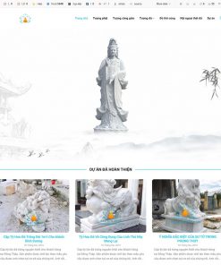 Mẫu website bán tượng phật