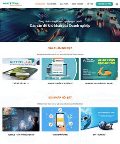 Theme wordpress dịch vụ viễn thông 01