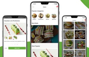 thiết kế app giao đồ ăn