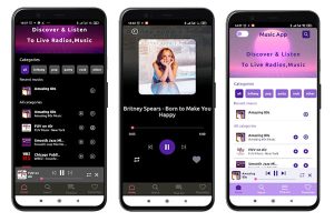 thiết kế app nghe nhạc